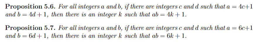 Solved Proposition 5.6. For all integers a and b, if there | Chegg.com