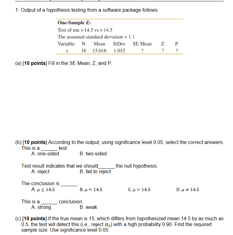 Solved plz ﻿make sure the final answer is Q1(a) ﻿se | Chegg.com