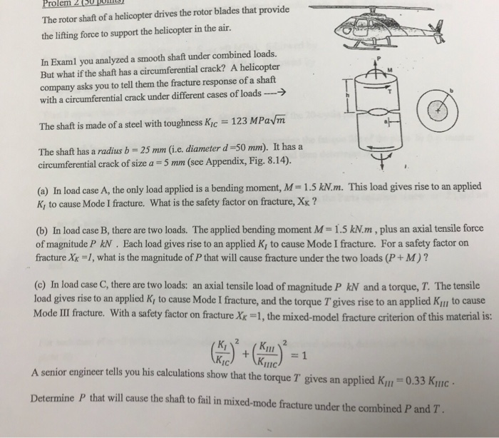 The rotor shaft of a helicopter drives the rotor | Chegg.com