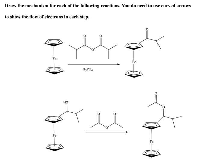 Solved Draw the mechanism for each of the following | Chegg.com