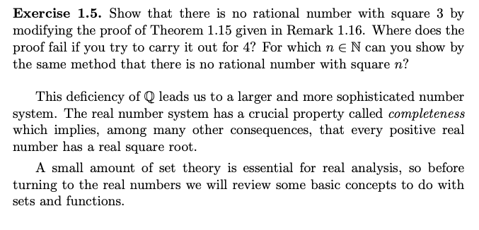 Solved Exercise 15 Show That There Is No Rational Number 4643