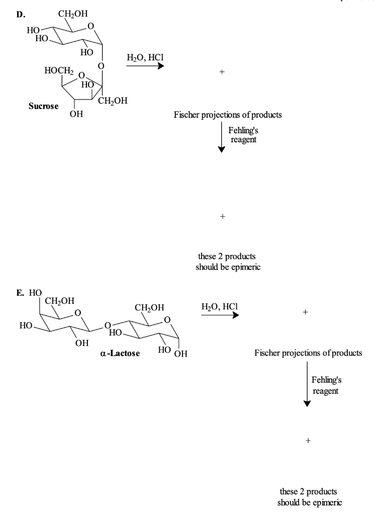 EXPERIMENTAL Part B : Fehling's Tests (work In Pairs | Chegg.com