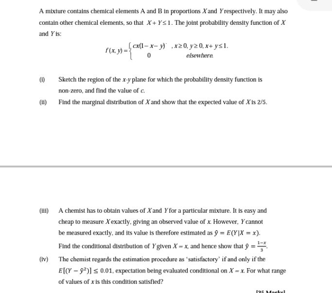 Solved A mixture contains chemical elements A and B in | Chegg.com