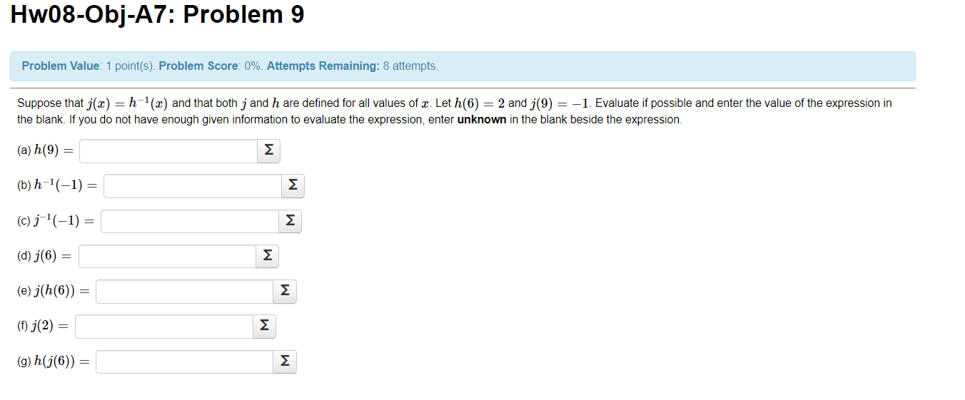 Solved Suppose That J X H−1 X And That Both J And H Are