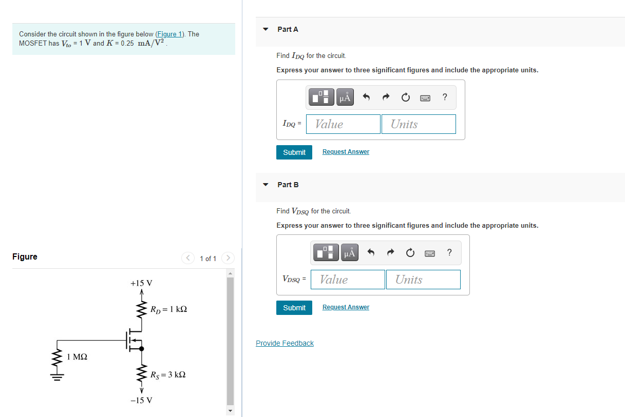 Solved Part A Consider the circuit shown in the figure below | Chegg.com