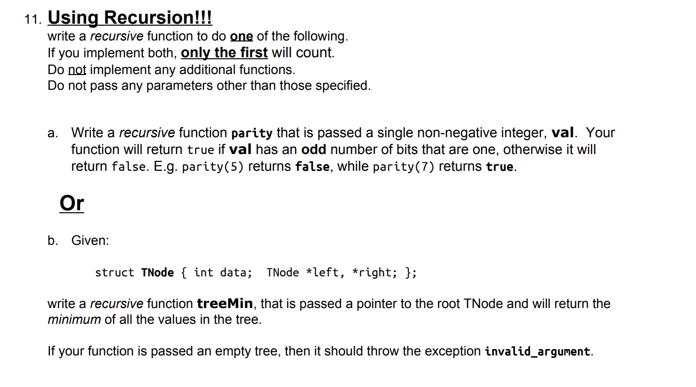 Solved Hi Please solve both of these with C++ and have an | Chegg.com