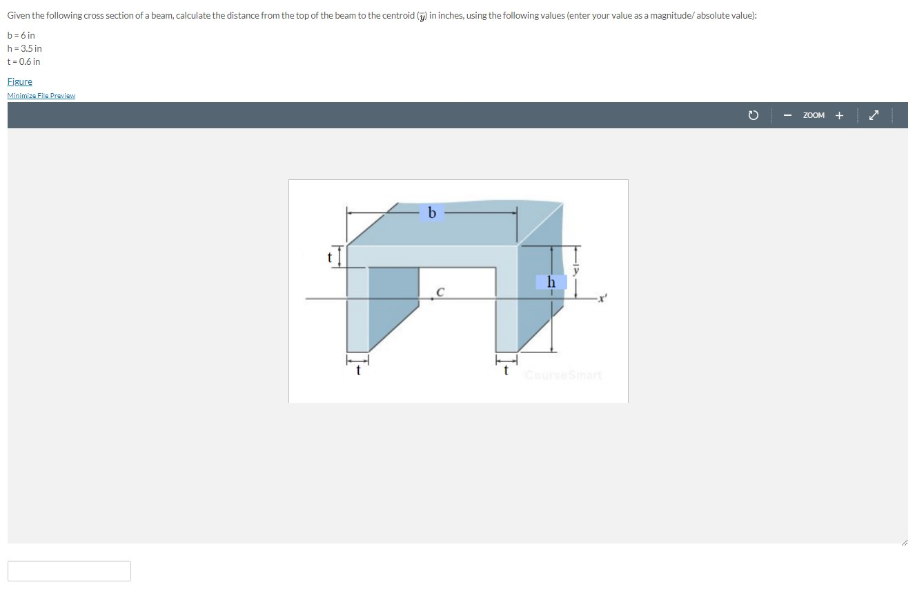 Solved Given The Following Cross Section Of A Beam, | Chegg.com