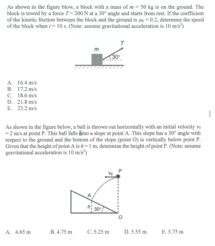 Solved As Shown In The Figure Blow, A Block With A Mass Of 