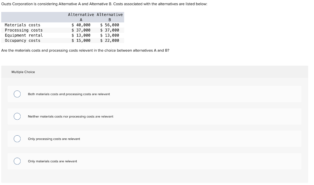 solved-ouzts-corporation-is-considering-alternative-a-and-chegg