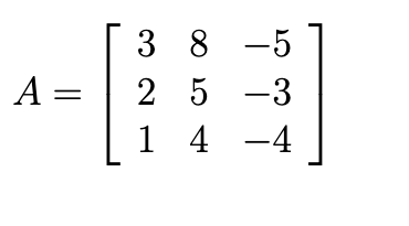 Solved Find the inverse of A or prove it is not invertible. | Chegg.com