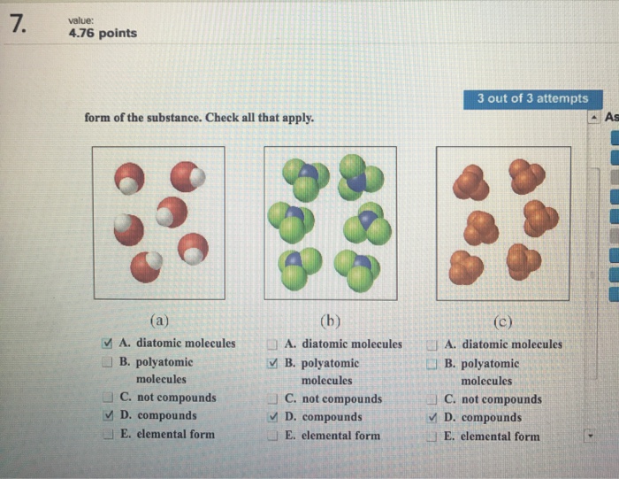 Solved 7. Value: 4.76 Points 3 Out Of 3 Attempts Form Of The | Chegg.com