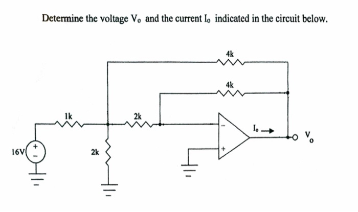 Solved Determine the voltage Vo and the current Io indicated | Chegg.com