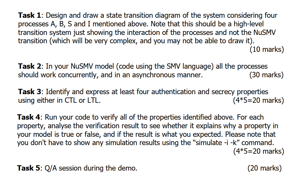 Solved Task 1: Design And Draw A State Transition Diagram Of | Chegg.com