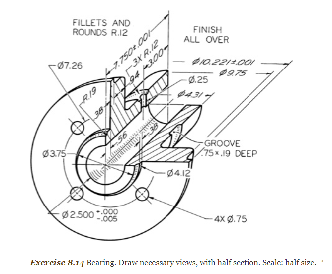 Solved Make part in solidworks but please provid steps to | Chegg.com