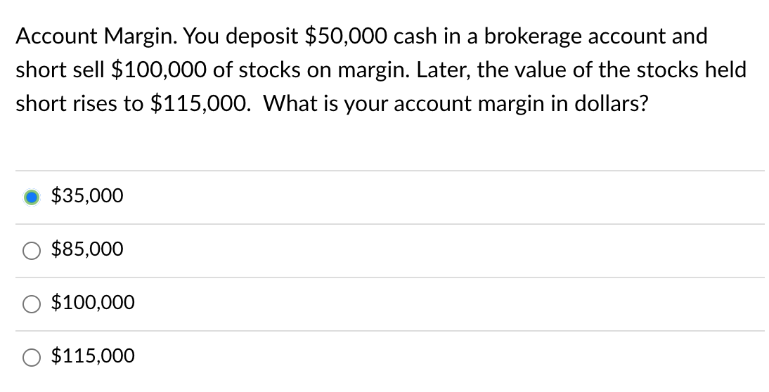 margin deposit account