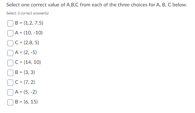 Solved Consider The Following Data Set Composed Of 3 Points 6681