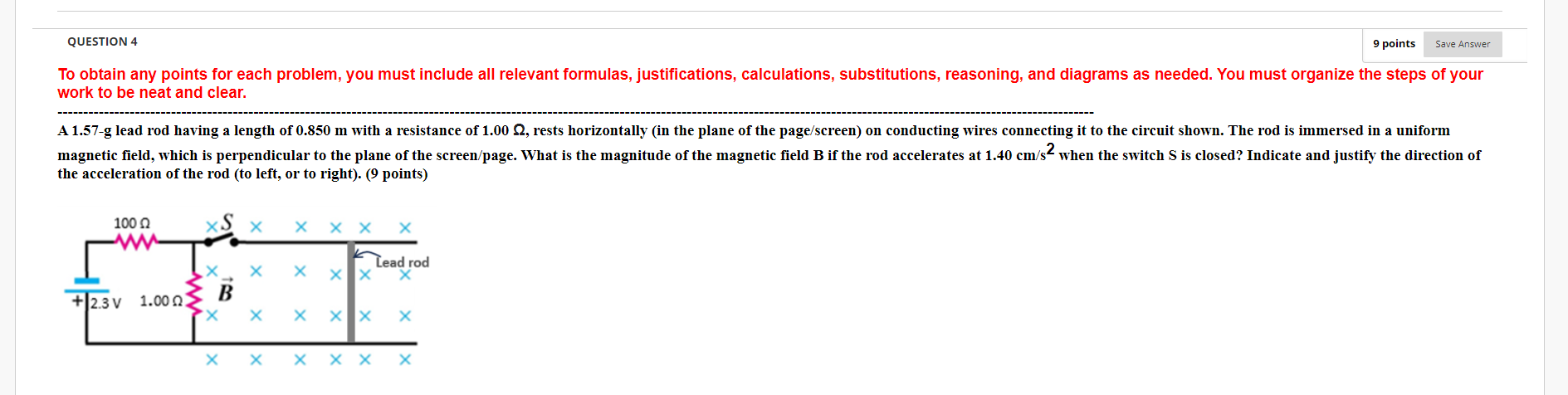 Solved To obtain any points for each problem, you must | Chegg.com