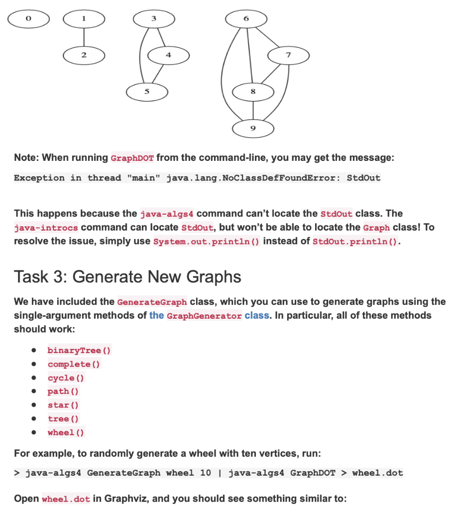 need help on finishing the graphDot java and matching | Chegg.com