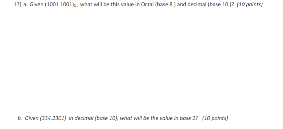 calculate value of 1001 1 3