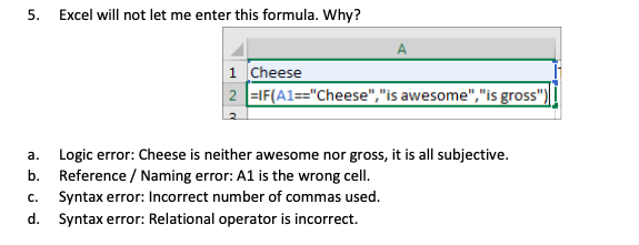 Solved = 4. Identify the one run-time error in the following | Chegg.com