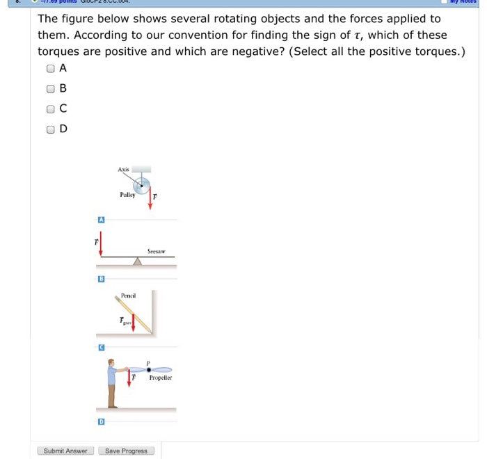 Solved The figure below shows several rotating objects and | Chegg.com