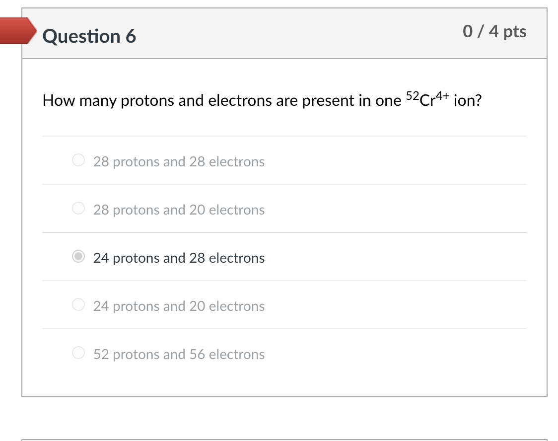 Solved How many protons and electrons are present in one | Chegg.com