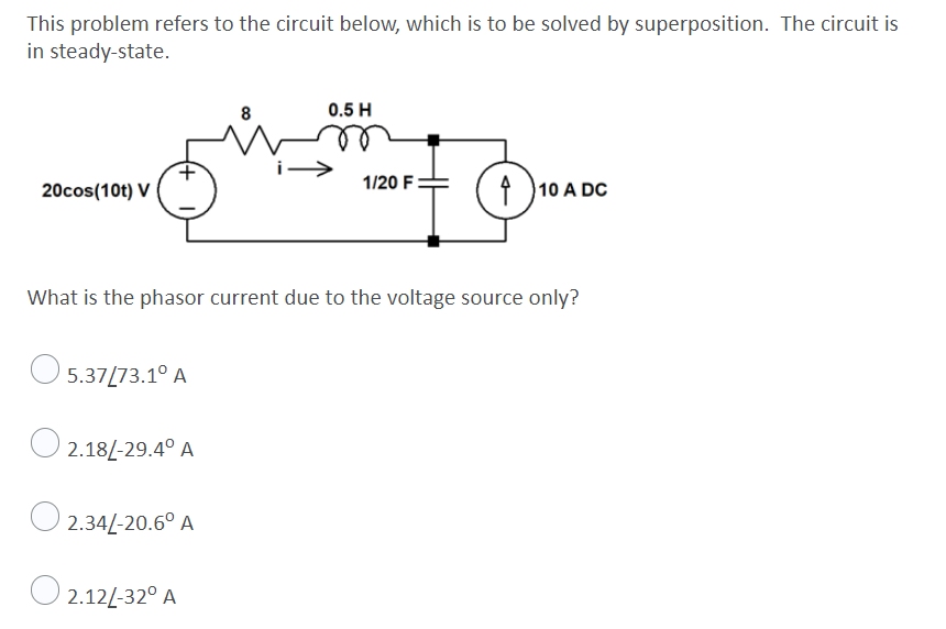 Solved The next three problems refer to the circuit below, | Chegg.com