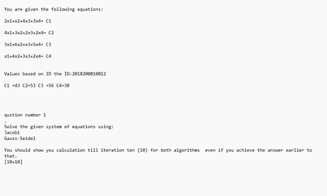 Solved You are given the following equations: | Chegg.com