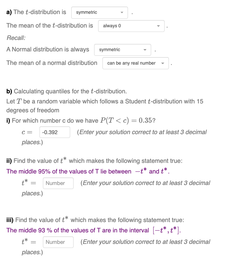 the triangular distribution t 5 23 62 has a mean of