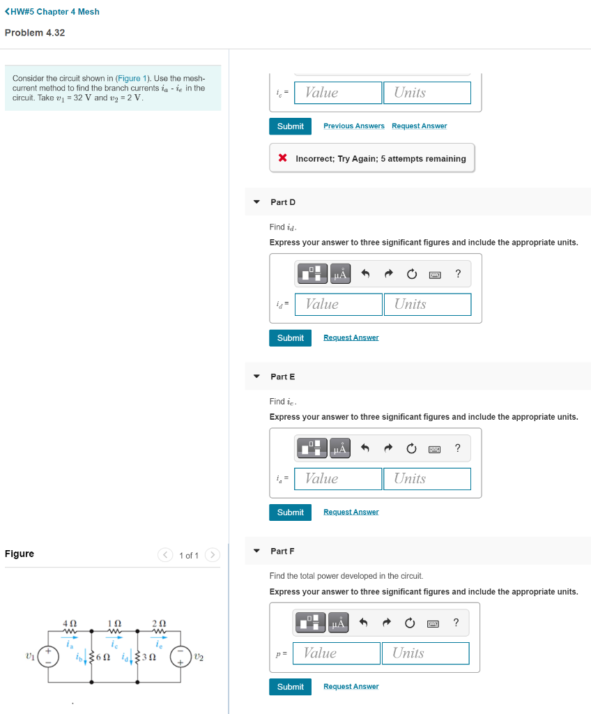 Solved Problem 4.32 Consider the circuit shown in (Figure | Chegg.com