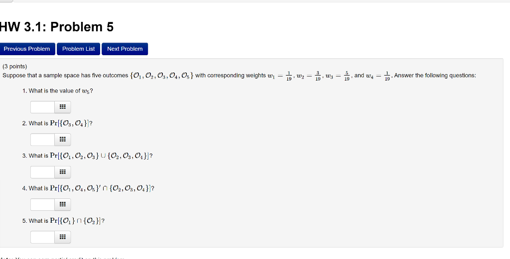 Solved HW 3.1: Problem 5 Previous Problem Problem List Next | Chegg.com
