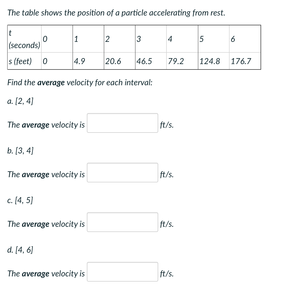 solved-the-table-shows-the-position-of-a-particle-chegg