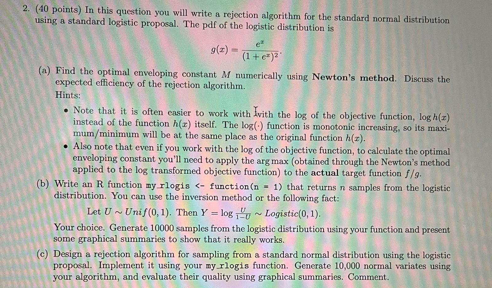 Solved 2. (40 points) In this question you will write a | Chegg.com