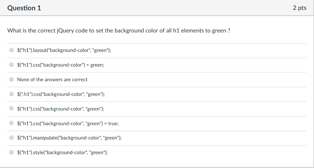 How to Set (this).css( backgroundcolor Property in jQuery?