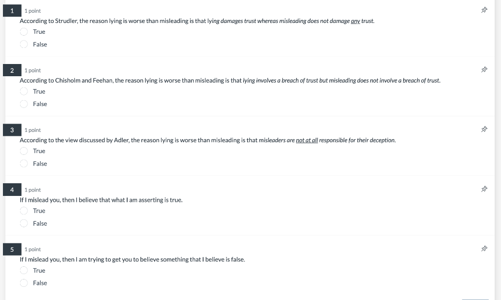 Solved According to Strudler, the reason lying is worse than | Chegg.com