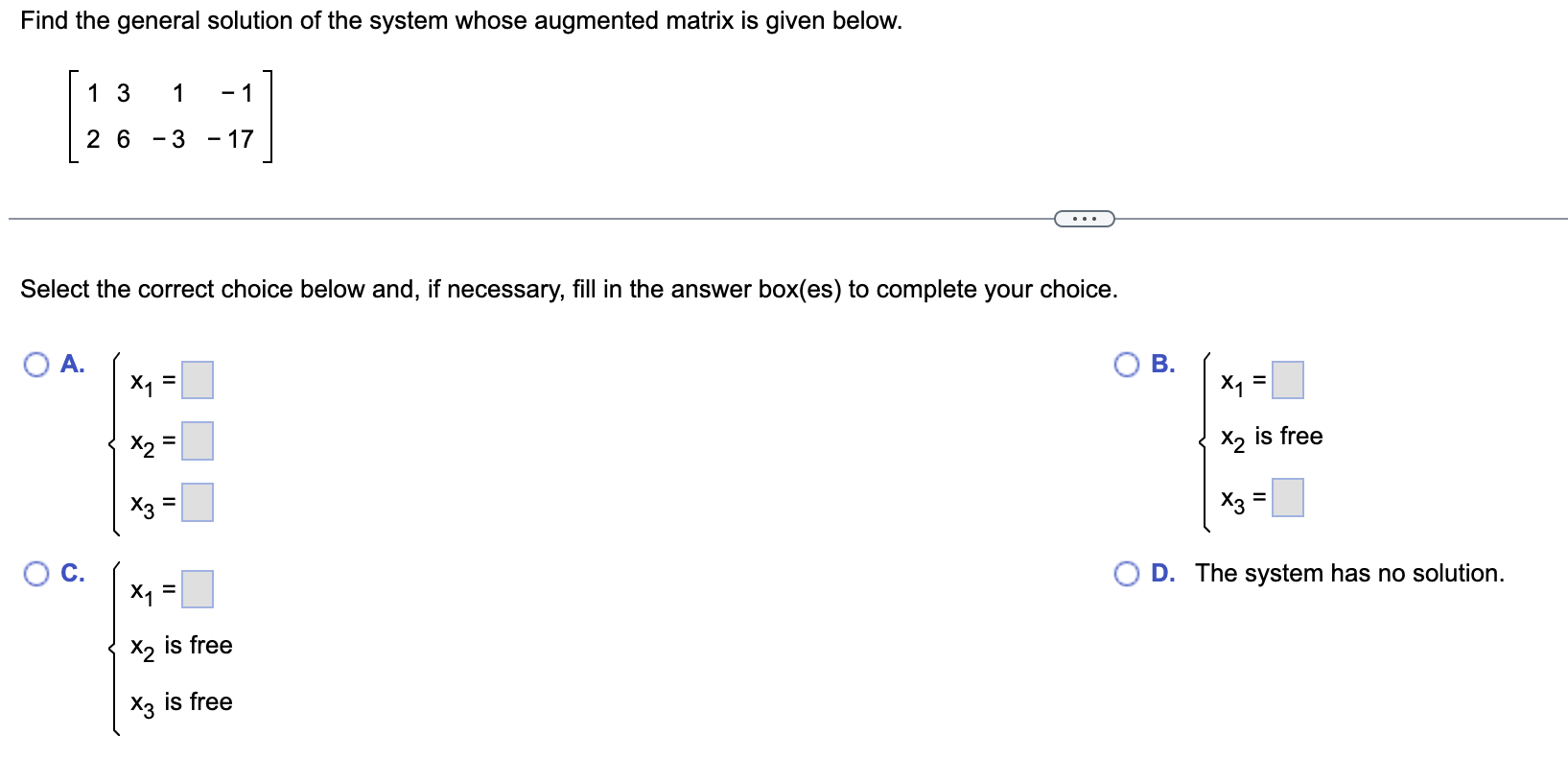 Solved [12361−3−1−17] Select the correct choice below and, | Chegg.com