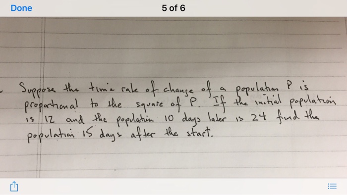 Solved Suppose the time rate of change of a population P is | Chegg.com