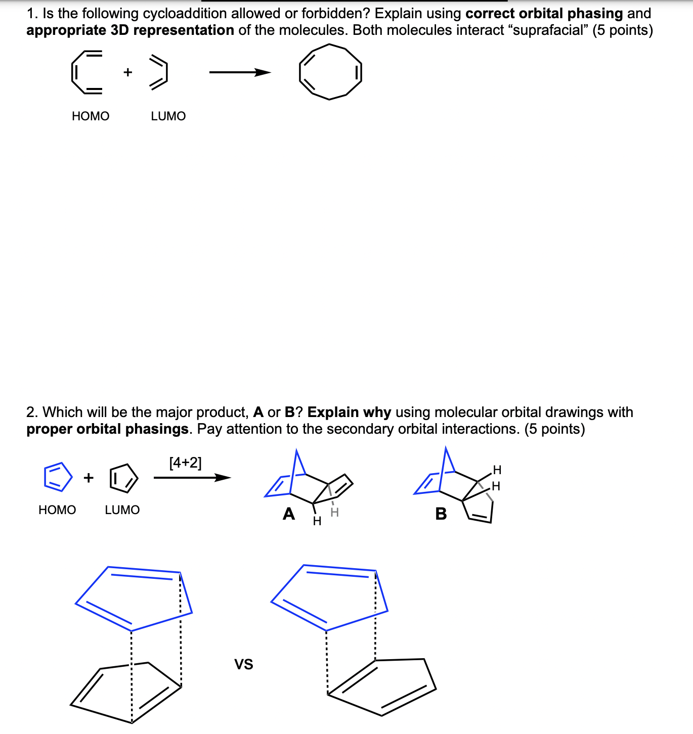 Solved Solve The Following Organic Chemistry Problems. I | Chegg.com