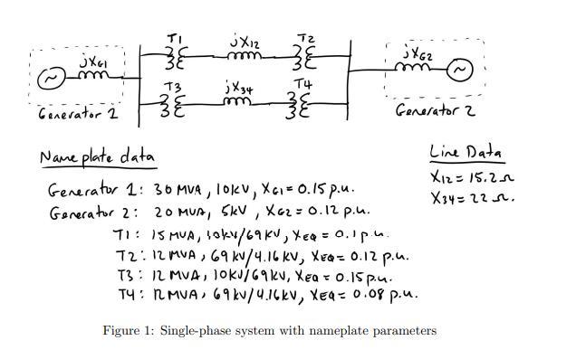 Solved Consider the single-phase system in Fig. 1. Select a | Chegg.com