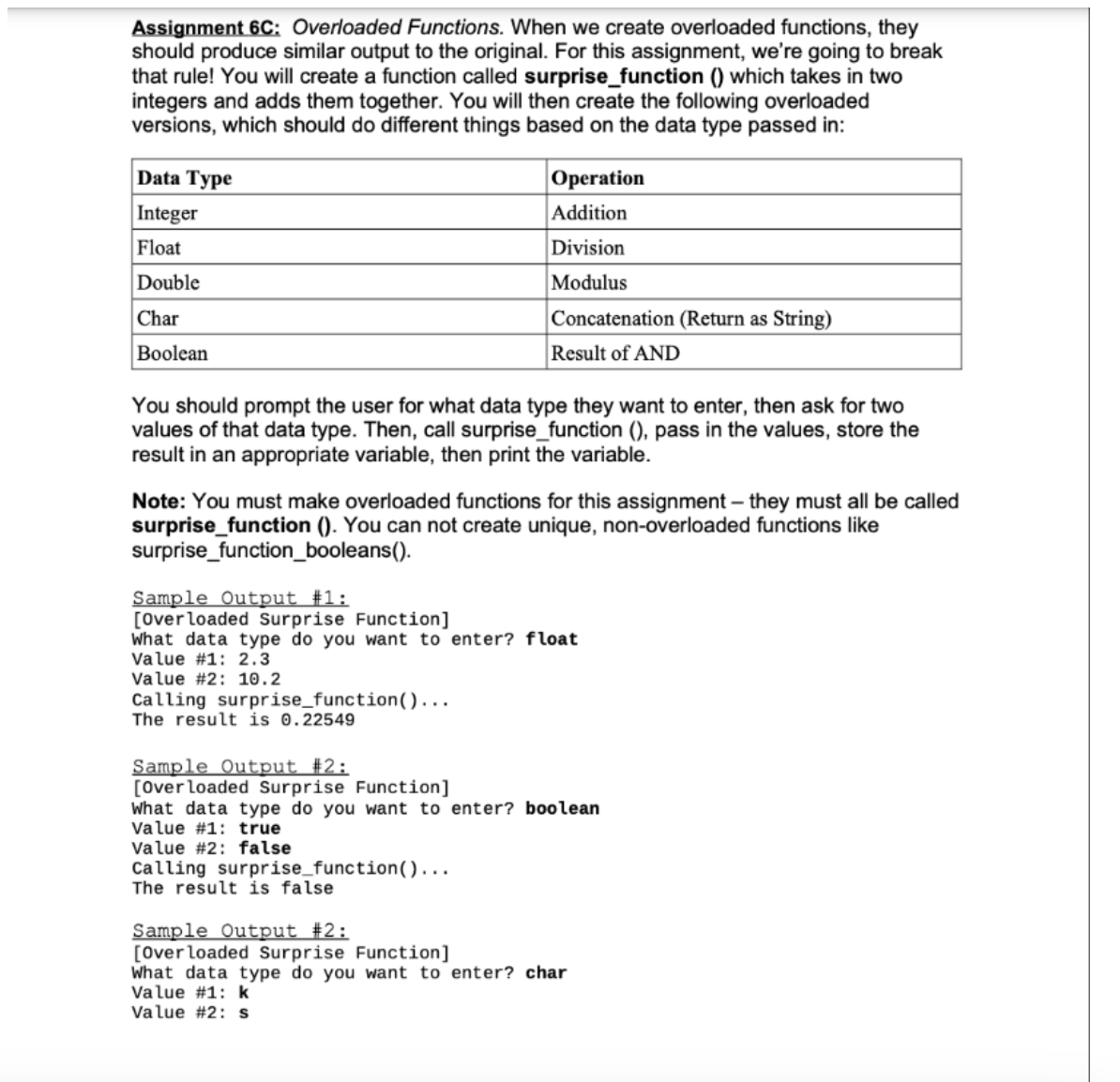 Solved I need help creating an overloaded assignment