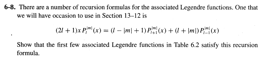 Solved 6-8. There are a number of recursion formulas for the | Chegg.com