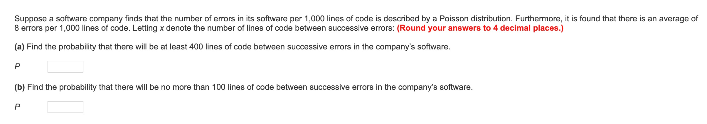 Solved Suppose a software company finds that the number of | Chegg.com