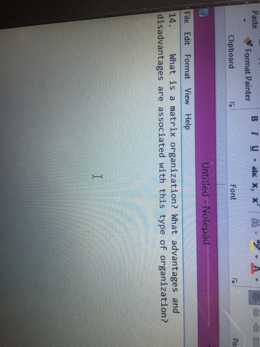 MATRIX TYPE ORGANIZATION ADVANTAGES DISADVANTAGES visual data 2