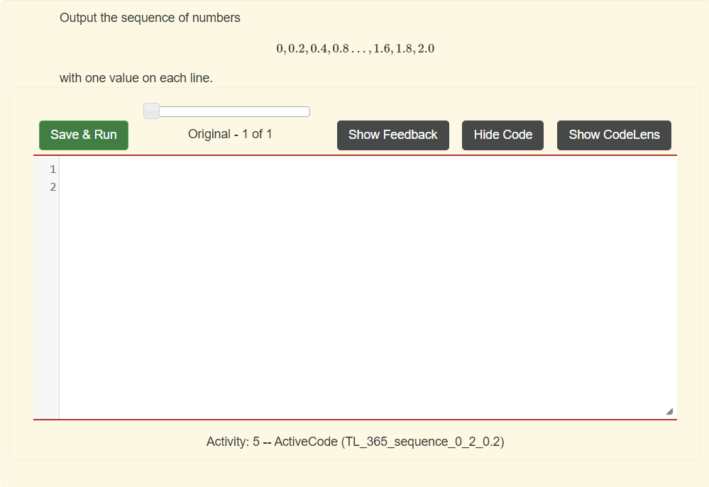 finding sequence using python - stack overflow Images... Solved In Python: Output the sequence of | Chegg.com