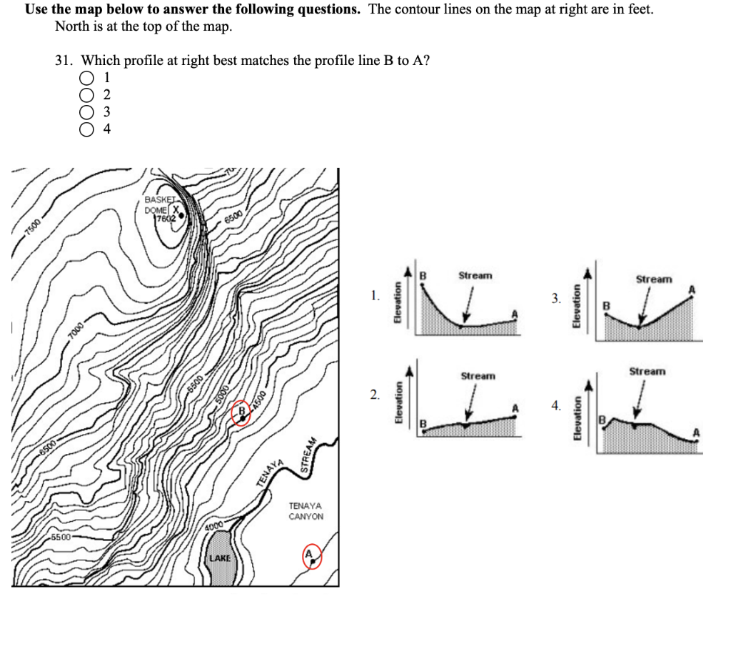 Solved Use the map below to answer the following questions. | Chegg.com
