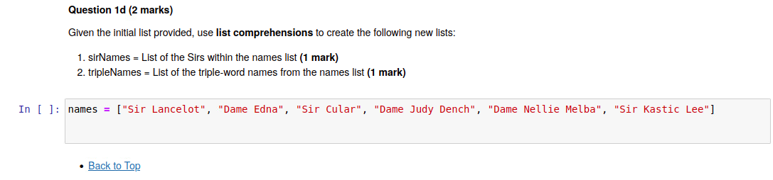Solved Please help with the following code on JUPYTER Book | Chegg.com
