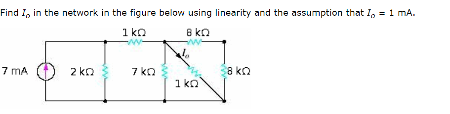 Solved Find I, in the network in the figure below using | Chegg.com