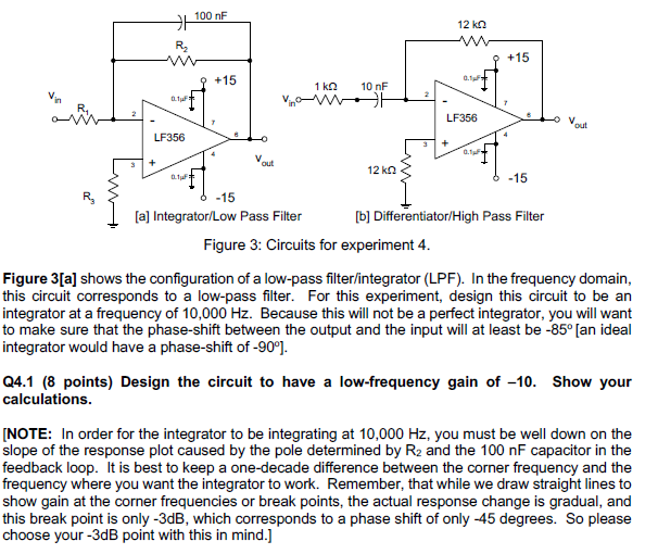 Solved Figure 3: Circuits for experiment 4. Figure 3[a] | Chegg.com