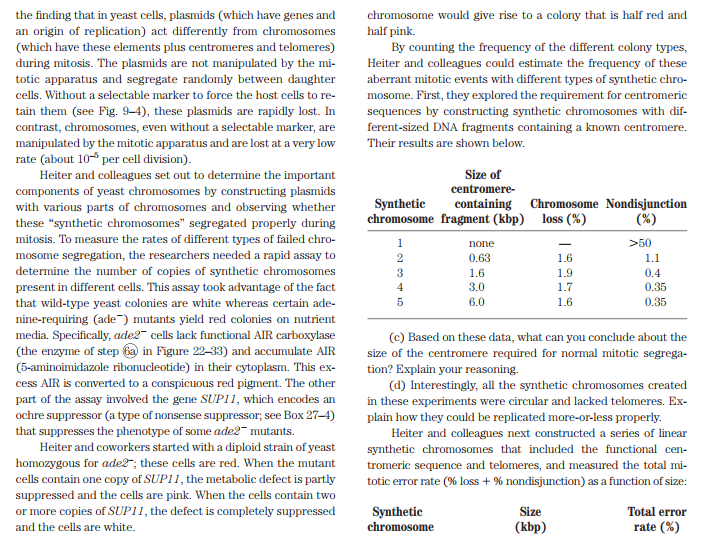 15. Defining the Functional Elements of Yeast Chromo- | Chegg.com