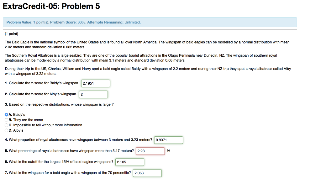 Solved ExtraCredit-05: Problem 5 Problem Value: 1 point(s). | Chegg.com